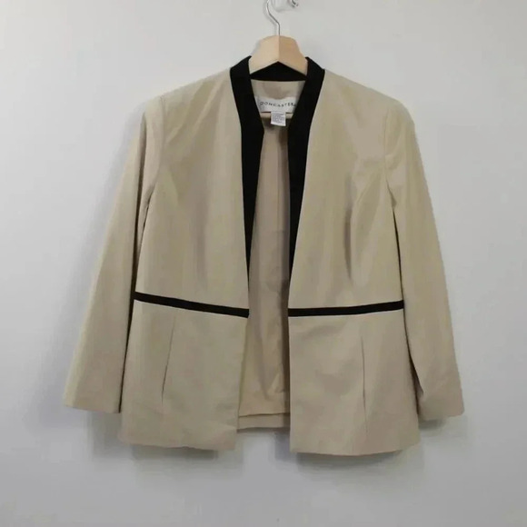 DONCASTER beige modern blazer - Picture 2 of 10